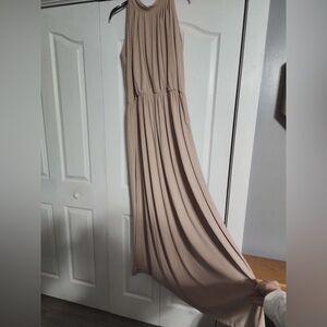 Chic Tan Sleeveless Koh Koh Maxi Dress